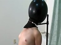 Machine Fucked in Restraints